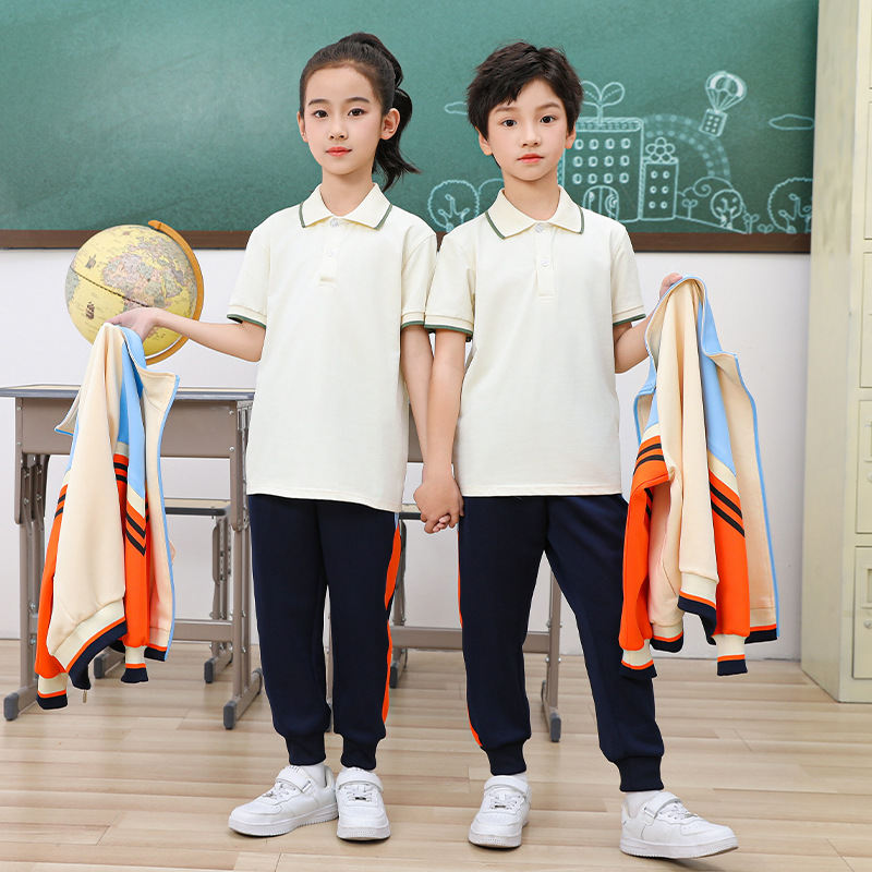 中小学生班服校服儿童春秋表演服套装英伦学院风高中初中幼儿园服
